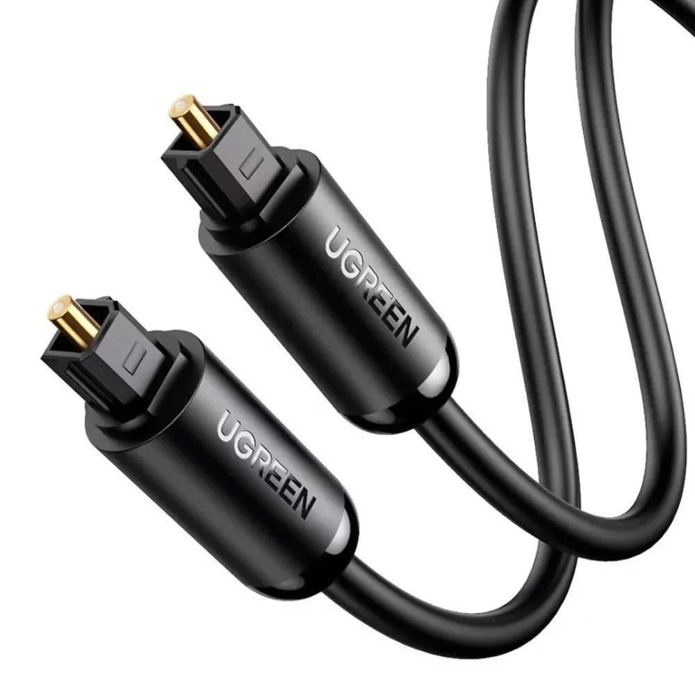 Cabo Óptico Ugreen Toslink Áudio 2m Fibra Ótica 70892