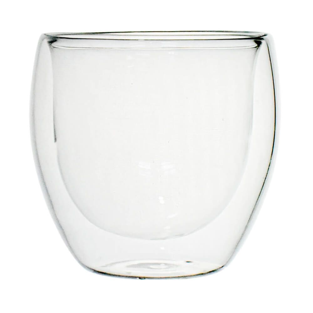 Copo de Parede Dupla de Vidro Borossilicato para Café 180ml 1 Peça - Vista Home