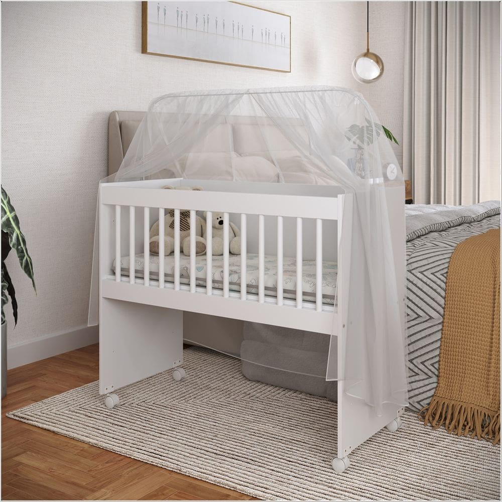 Mini Berço Moises Branco - Rede Móveis