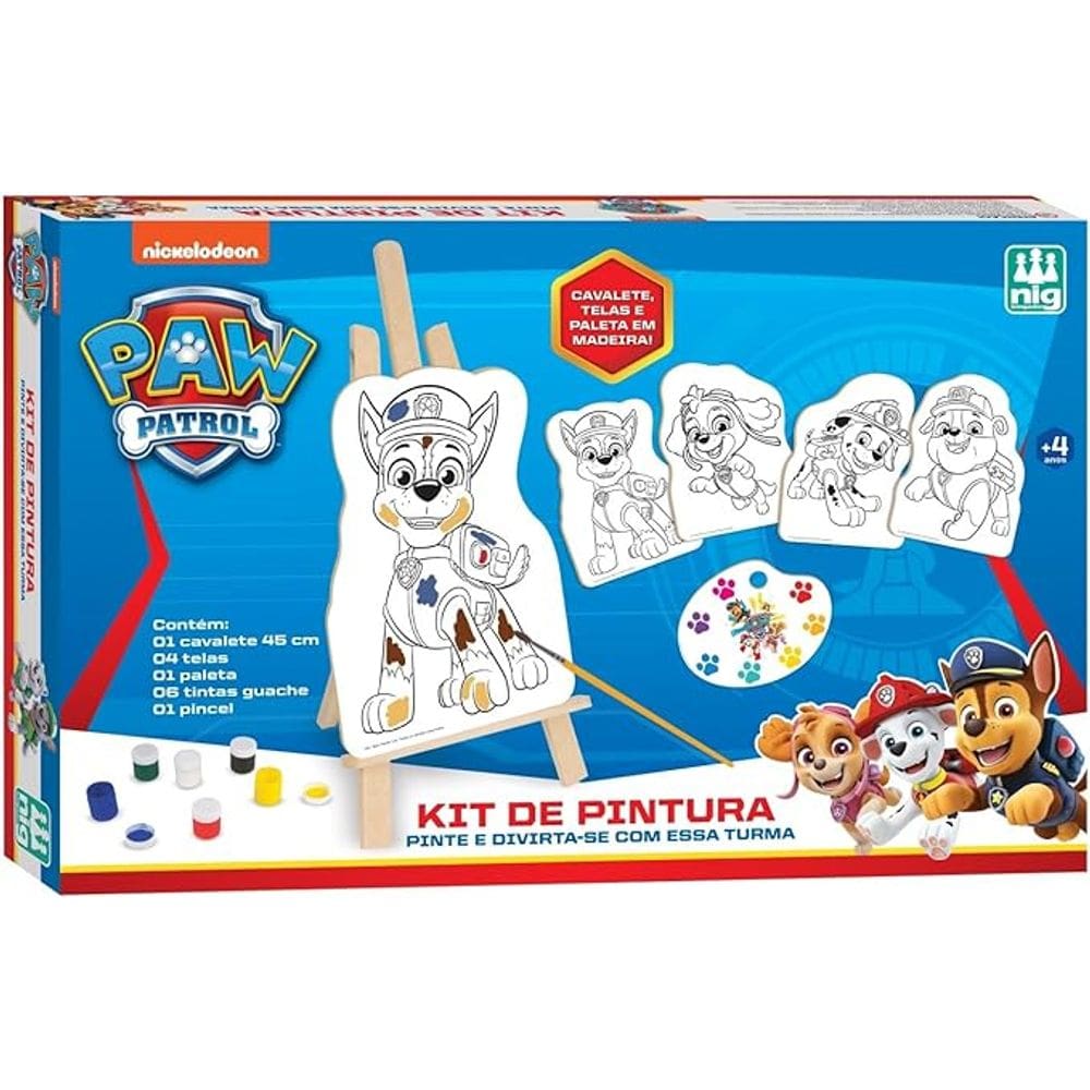 Kit Pintura Patrulha Canina