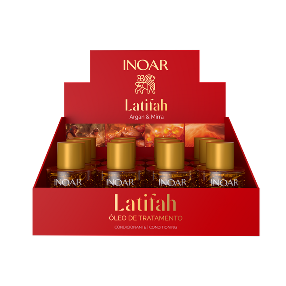 Inoar Latifah Display Óleo Argan e Mirra 7ml - c/12un