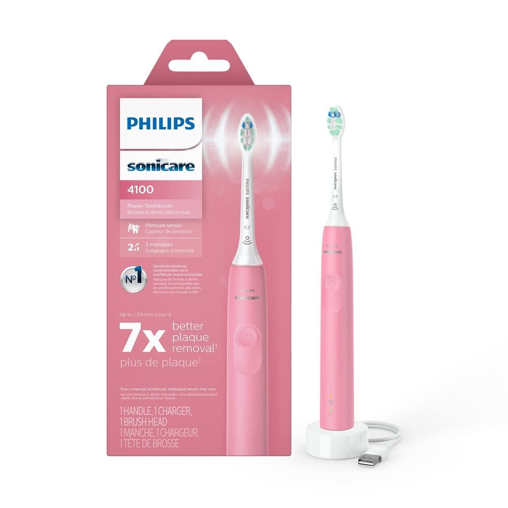 Escova de dentes elétrica Philips Sonicare 4100 HX3681/26 Deep Pink