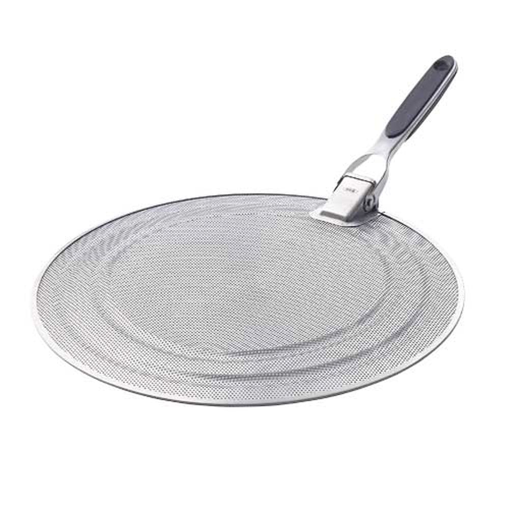 Tela Splatter OXO Good Grips em aço inoxidável prateado
