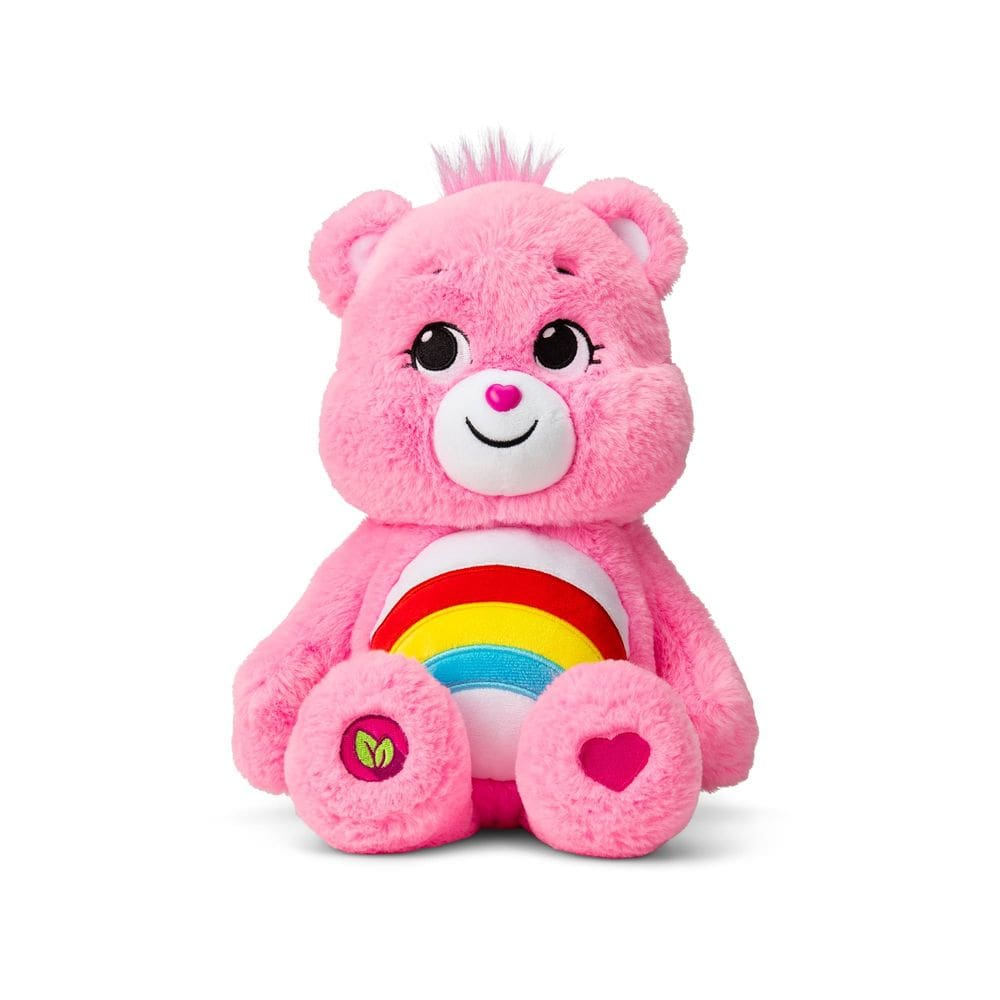 Brinquedo de pelúcia Care Bears Cheer Bear de 14 polegadas para crianças a partir de 4 anos
