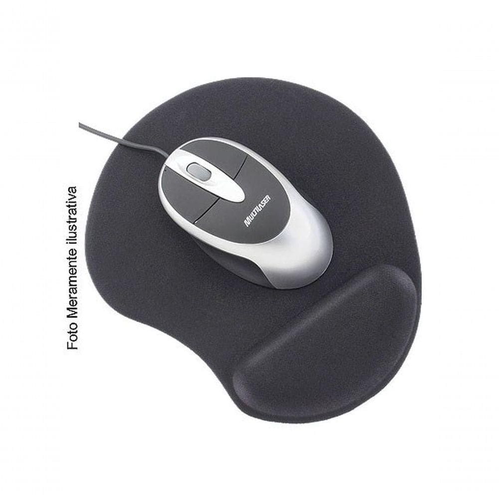 Mouse Pad Gel Preto Ac024