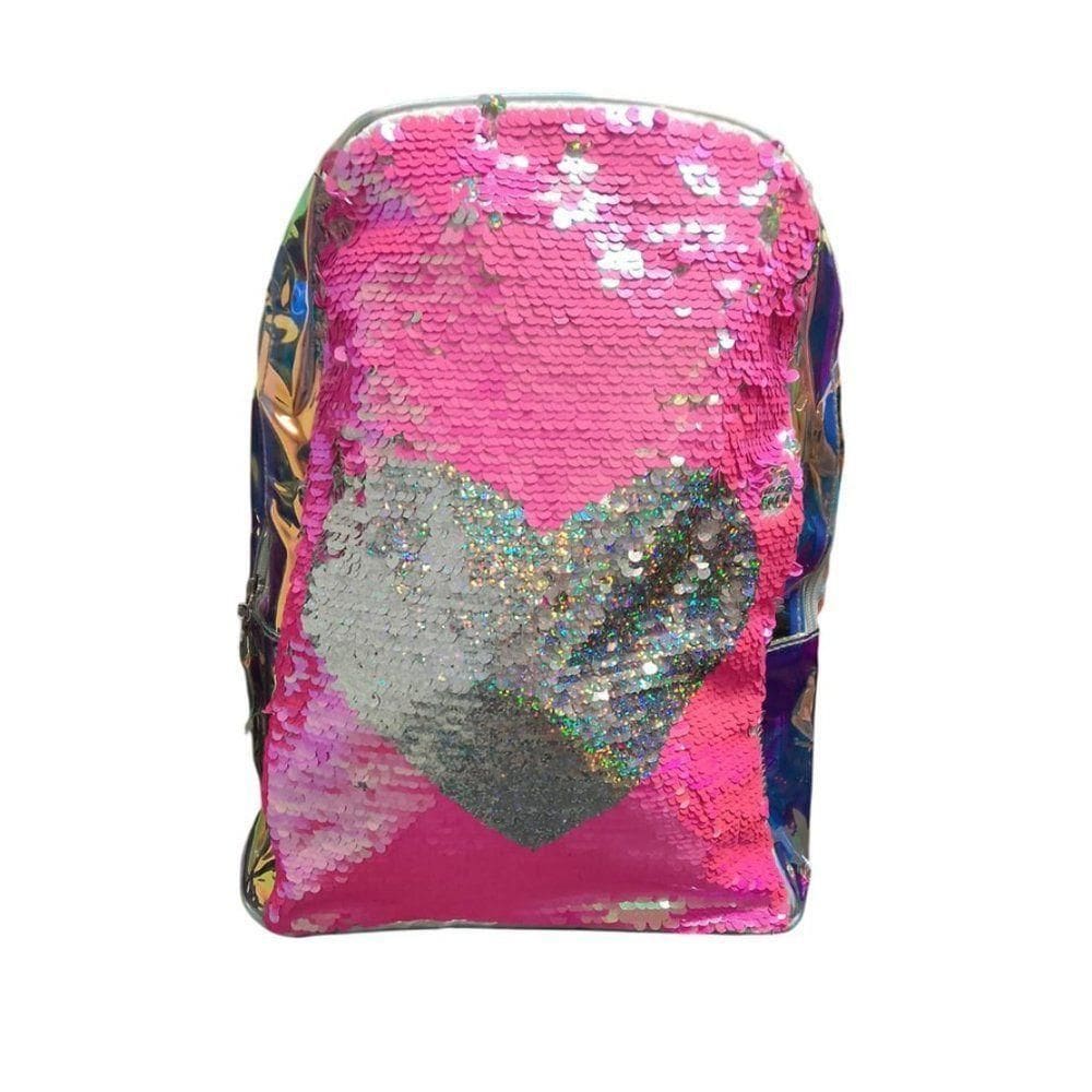 Mochila Infantil De Plástico Lantejoulas Holográficas