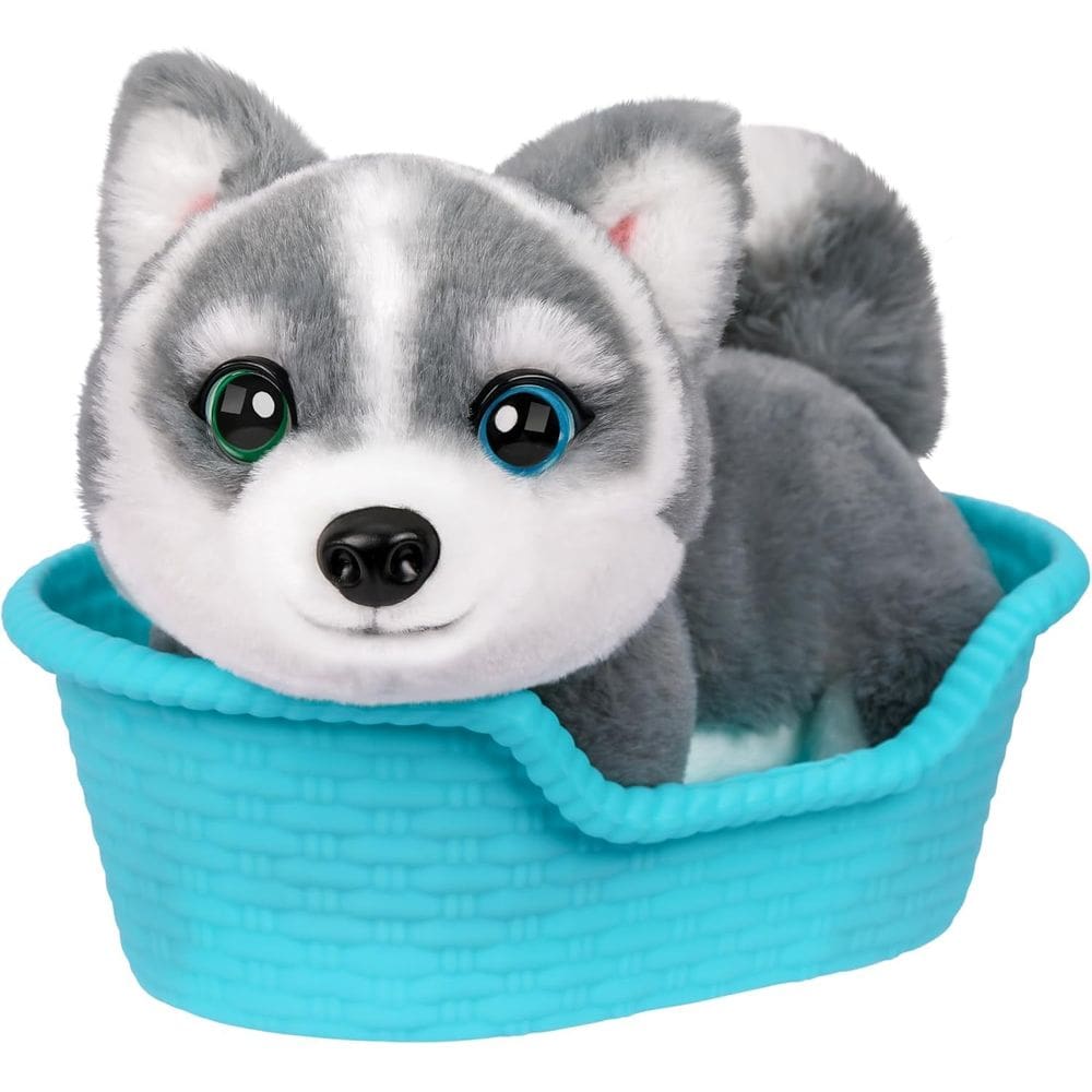 Brinquedo de pelúcia interativo Little Live Pets Mini Aurora Husky