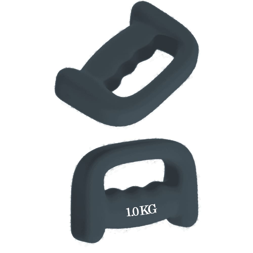 Pesos De Mao Halteres Boxing Dumbell 1kg Revestido Musculacao Treino Fitness Exercicio Fisico Academia Fisoterapia Fit