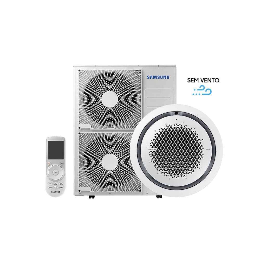 Ar Condicionado Inverter Cassete 360  WindFree com WiFi 53.000 BTUs Quente/Frio