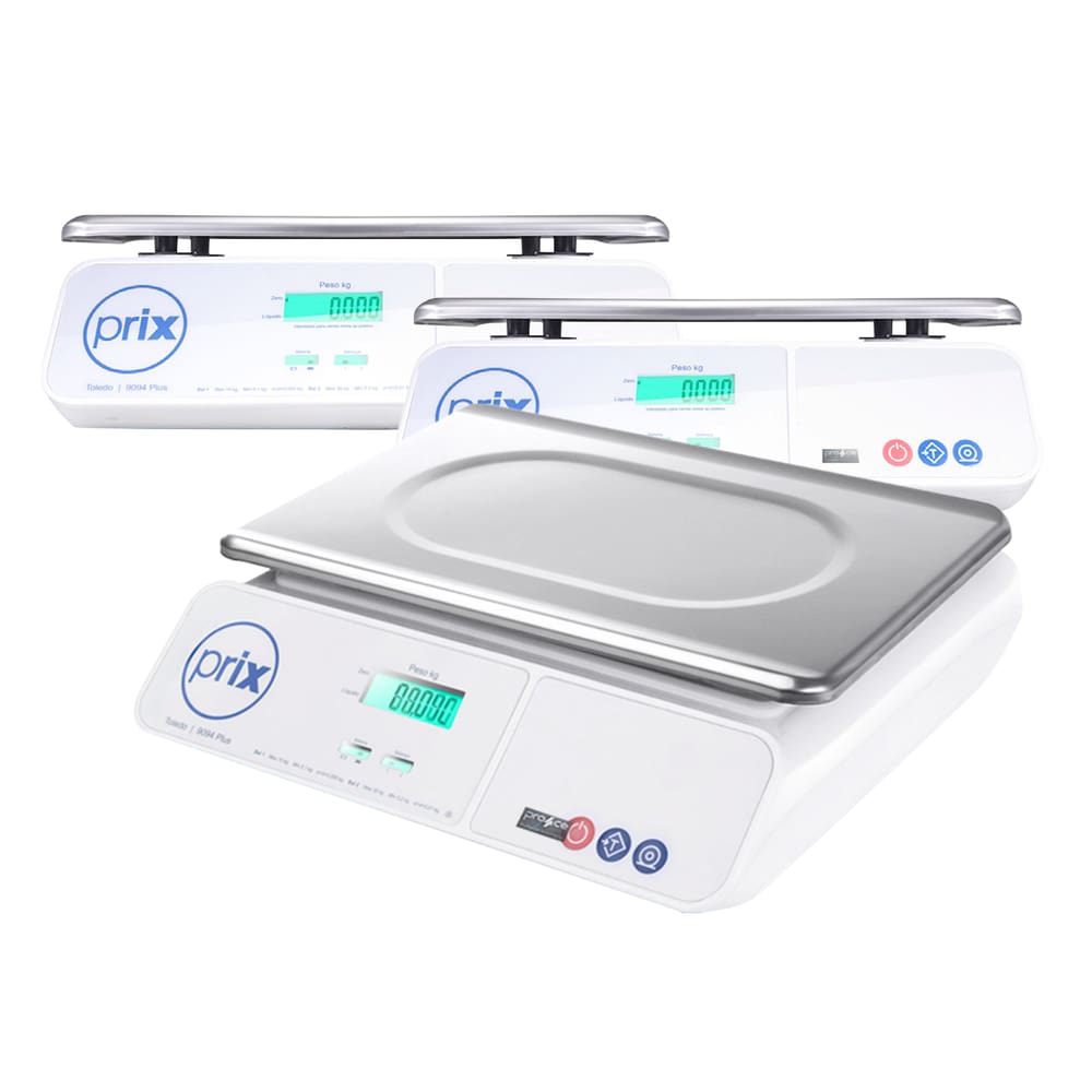 Kit 03un Balança Digital Toledo Prix 9094 Plus 15Kg