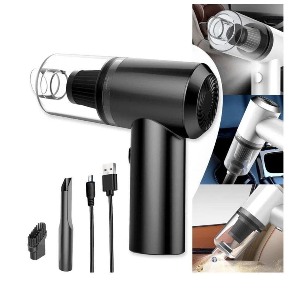 Aspirador De Pó Portátil 3 Em 1 Premium Recarregável Gold