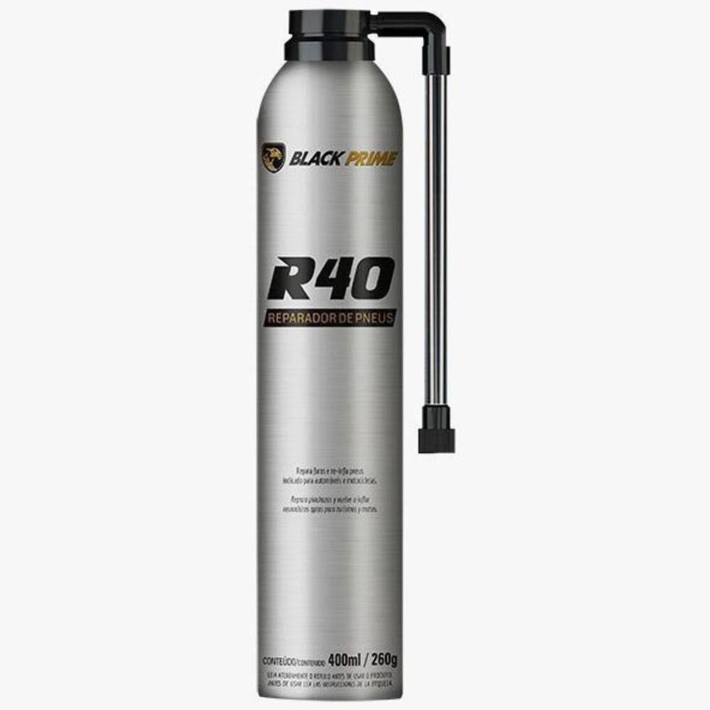 Reparador De Pneu R40 Black Prime 400Ml