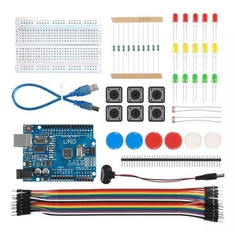Kit Eletronica Compatível Com Arduino Para Iniciantes