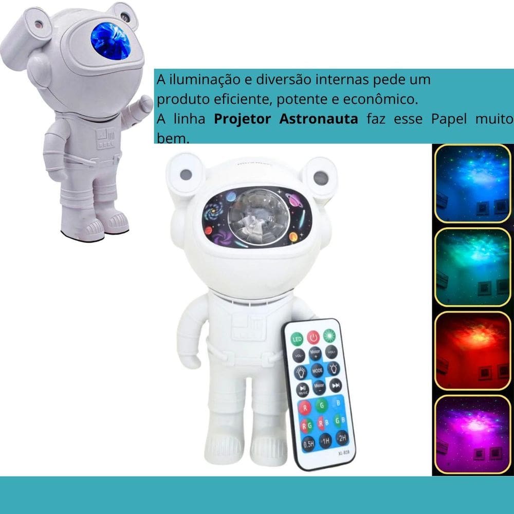 Luminária Astronauta Decorativa No Quarto Infantil