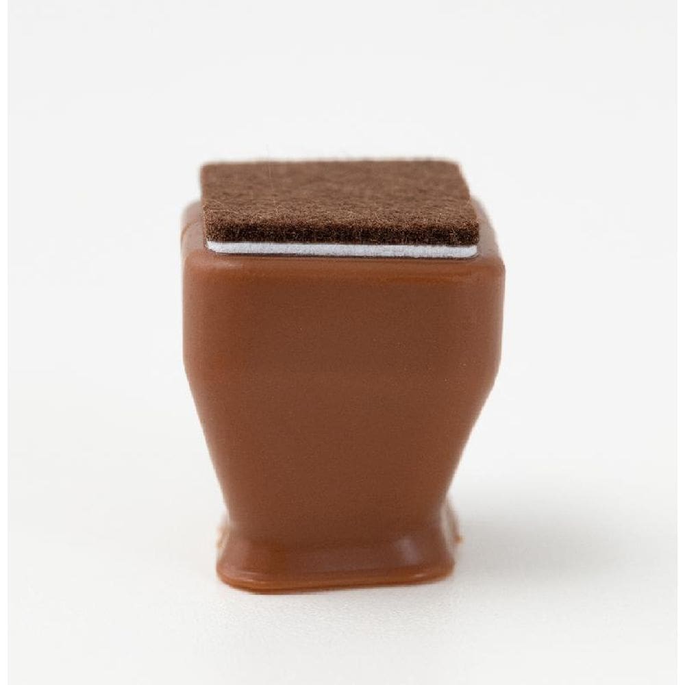 Protetor Quadrado Com Feltro Para Moveis 20-28Mm Kit 4 Pçs