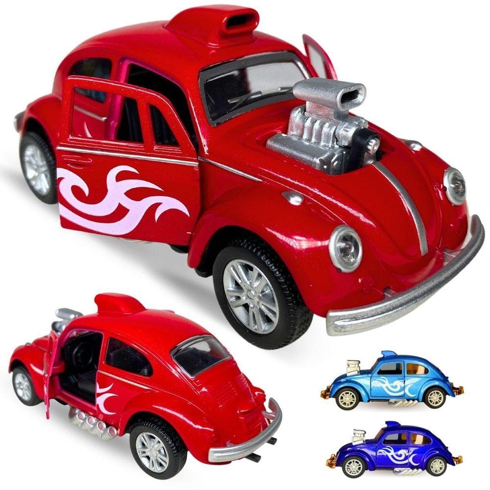 Carrinho Miniatura Abre As Portas Pneus De Borracha De Ferro