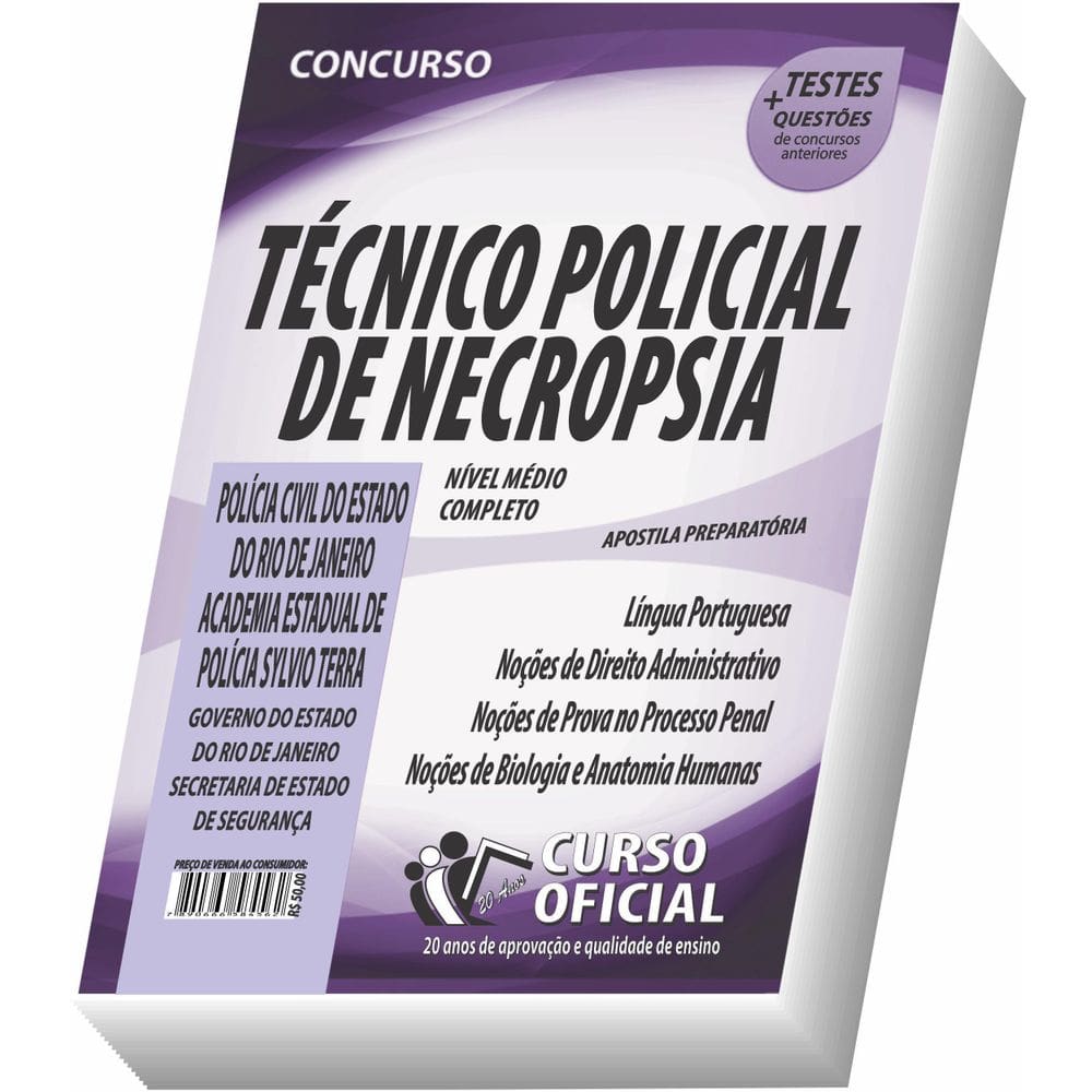 Apostila Pc-Rj - Técnico Policial De Necropsia