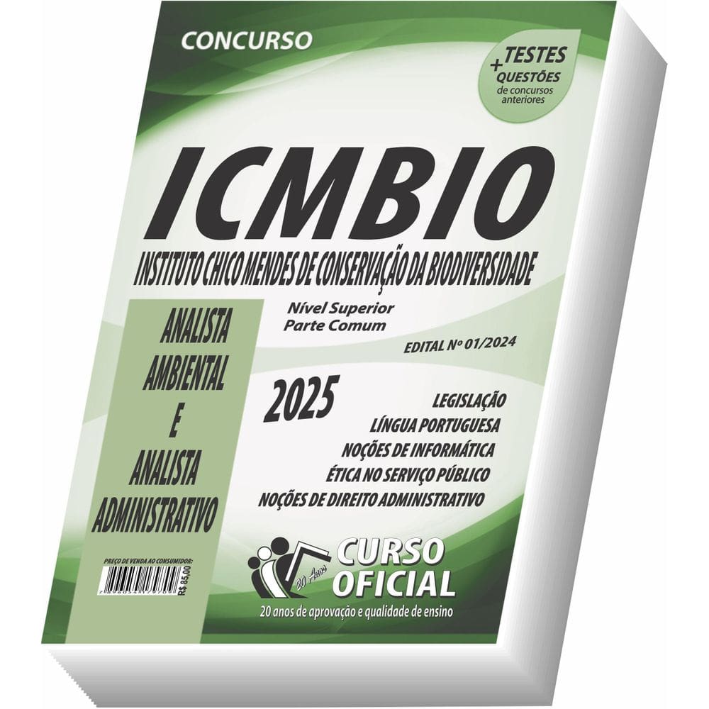 Apostila Icmbio - Analista Ambiental Analista Administrativo