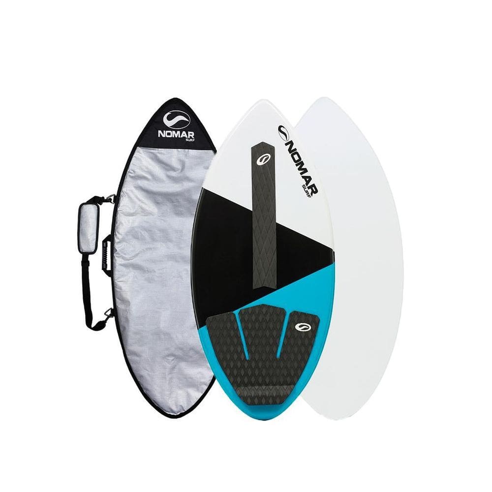 Prancha De Skimboard Iniciante 1,10 Tricolor + Capa