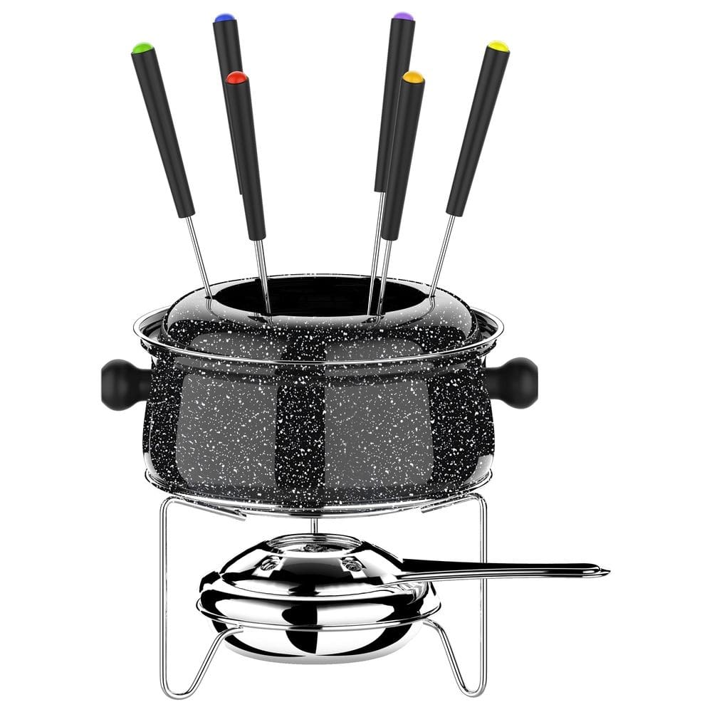 Conjunto para Fondue Colorstone Médio - 10 Peças - Euro Home