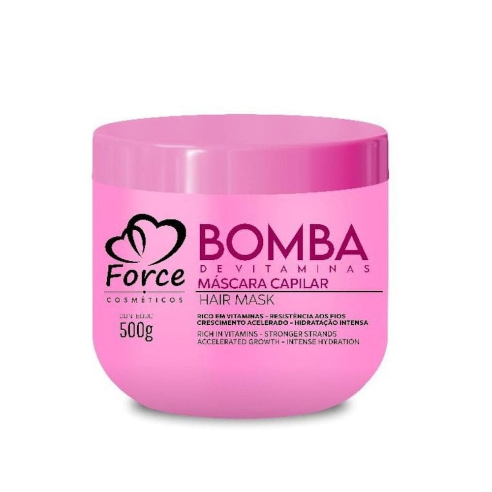 Máscara Capilar Bomba De Vitaminas Hidratação Intensiva 500G