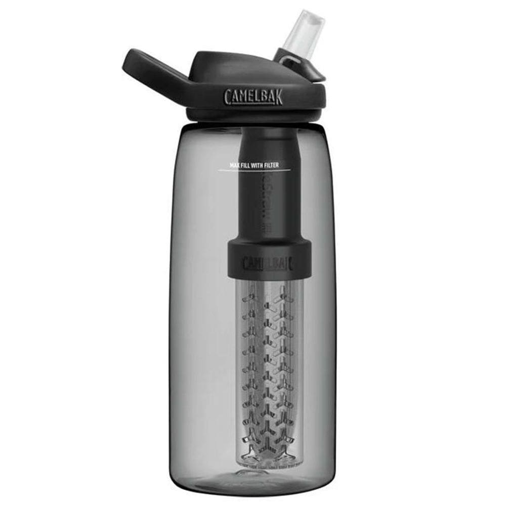 Garrafa Camelbak Eddy + Filtro Lifestraw 1L - Preto