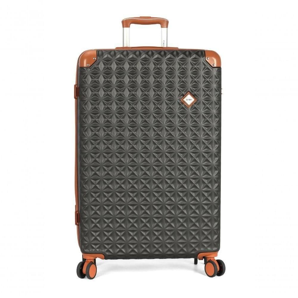 Mala De Viagem Grande Grafite - 20-24-28 Cinza