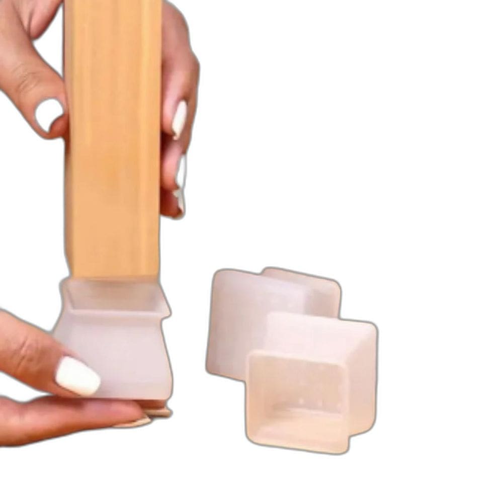 8 Acessórios Para Pés Palito Moveis Pé Quadradro 20Mm A 28Mm