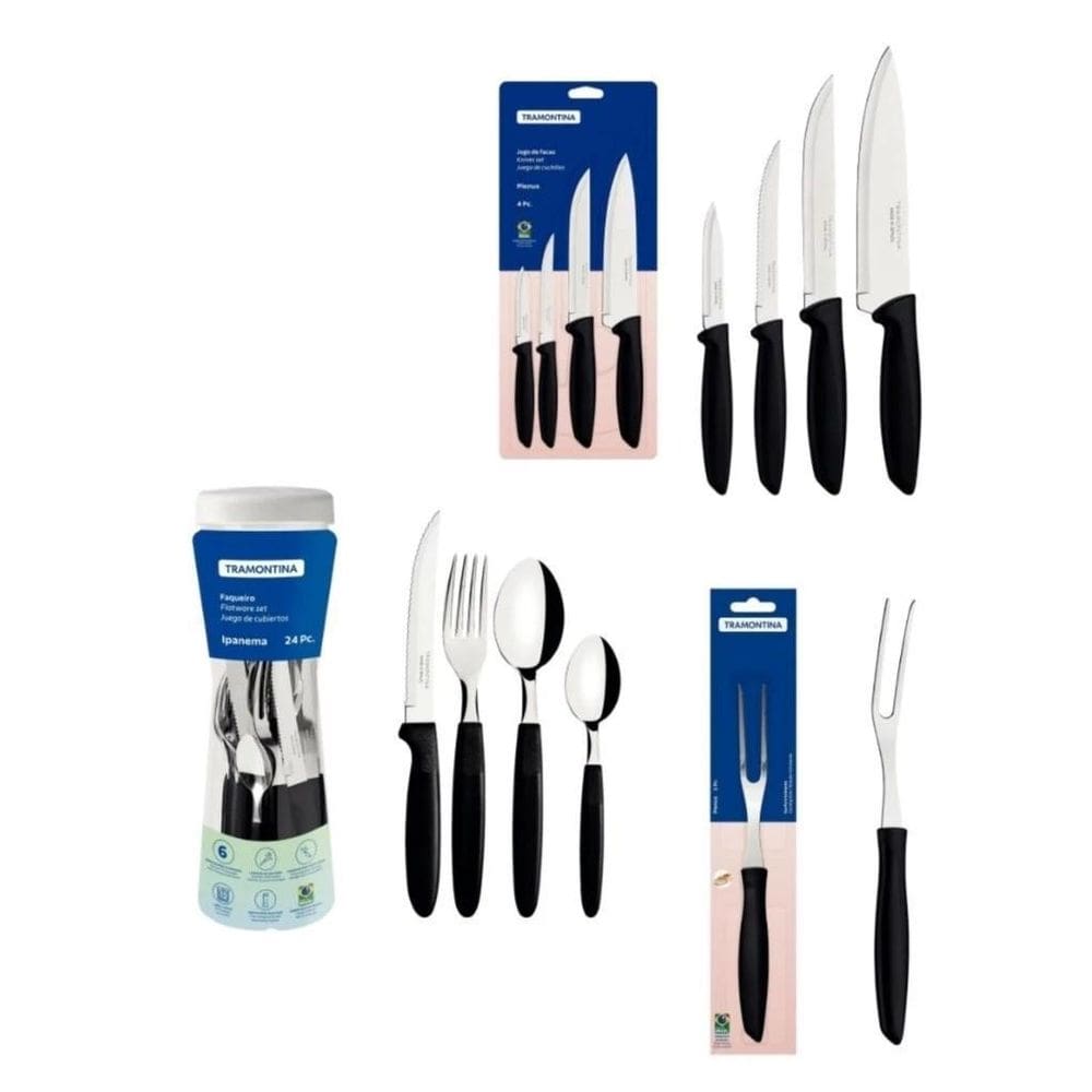 Kit Cozinha 29 Peças Preto Tramontina Dia Das Mães