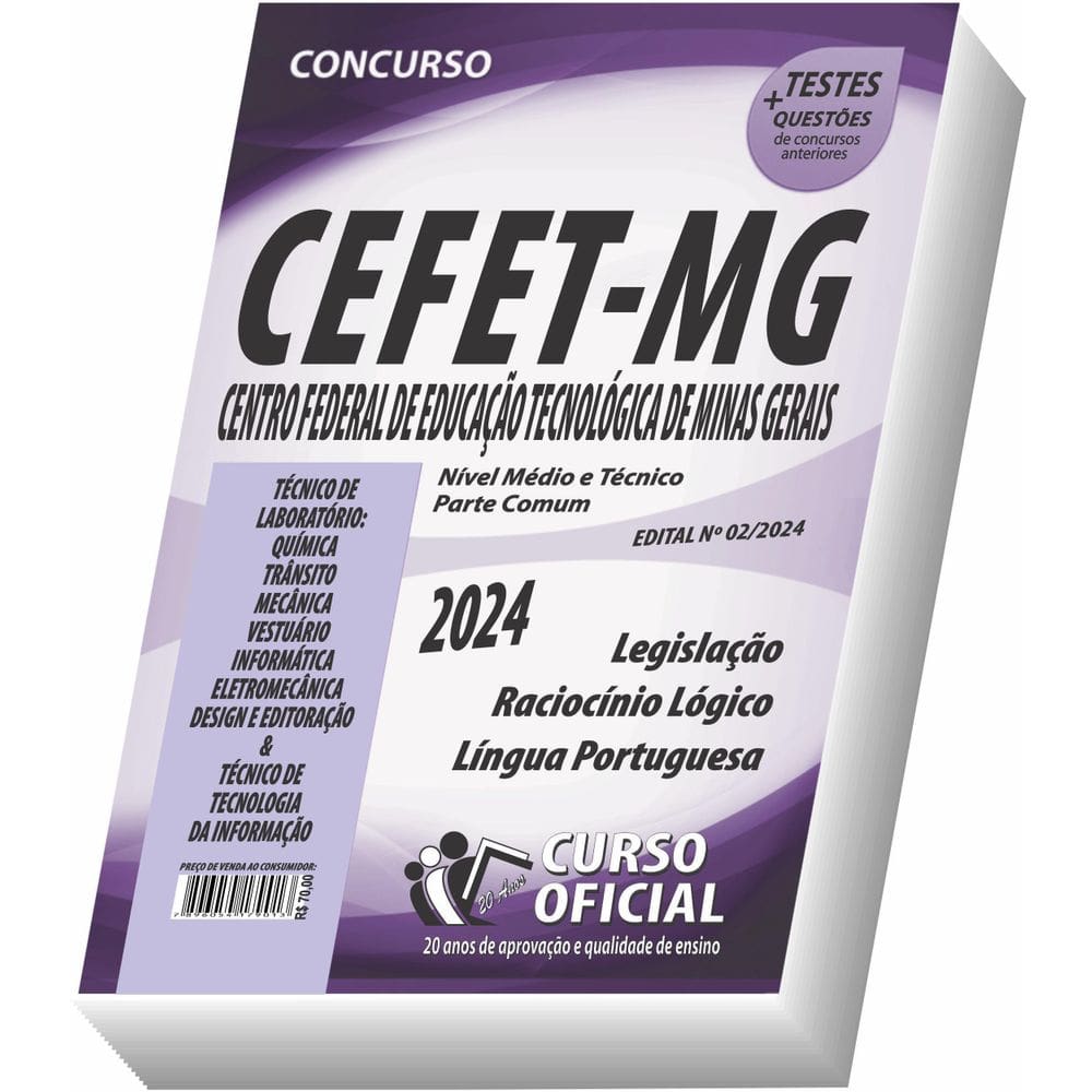 Apostila Cefet Mg - Tae- Nível Médio E Técnico - Parte Comum