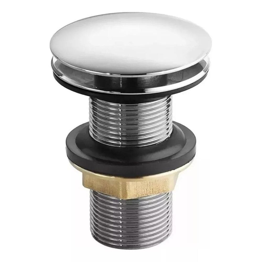 Válvula Ralo Pia De Apertar Vedação Cheiro Seguro Click