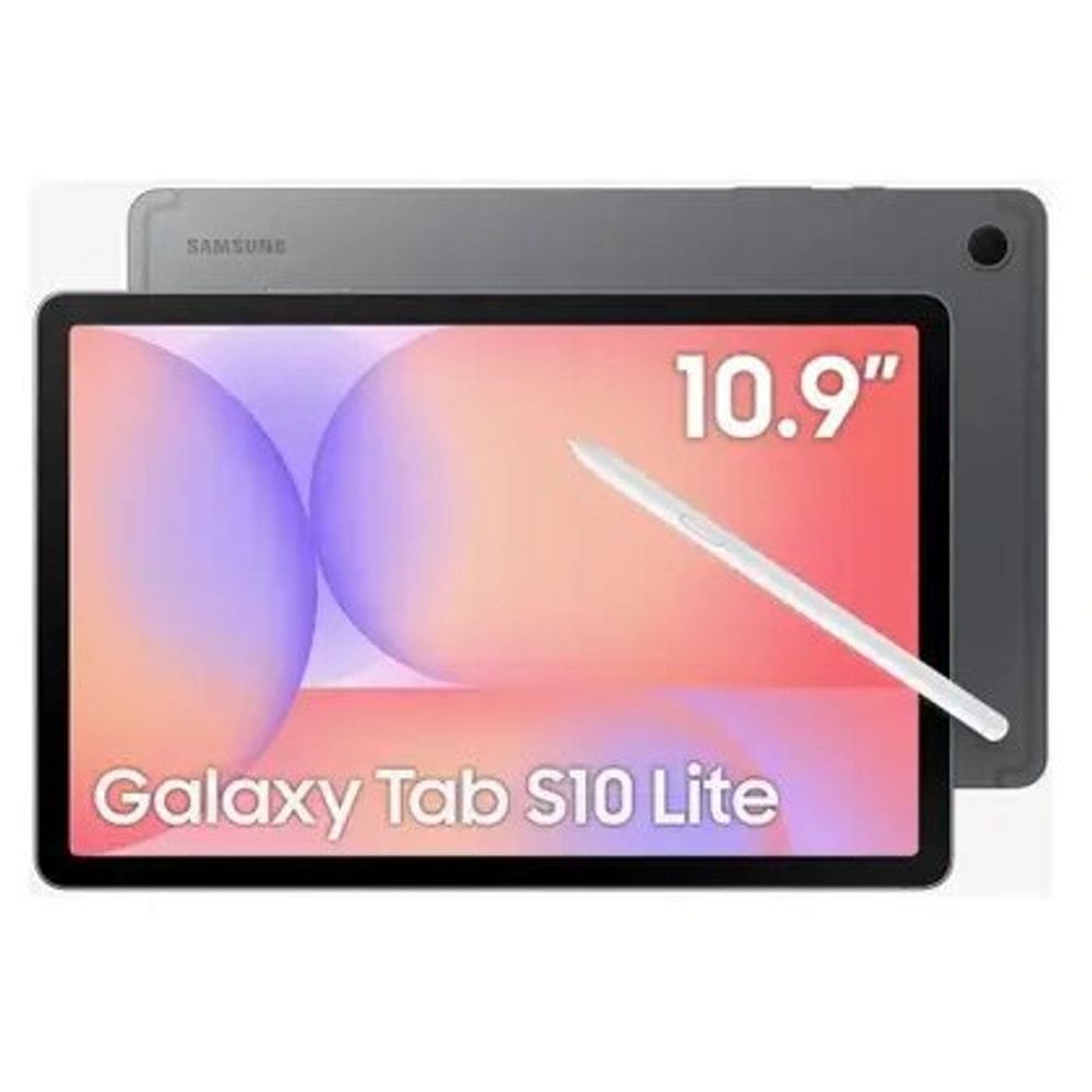 Tablet Samsung Galaxy Tab S10 Lite 128GB 5G e Wifi - Cinza, com Caneta S Pen e Capa, RAM 6GB, Tela 10.9”