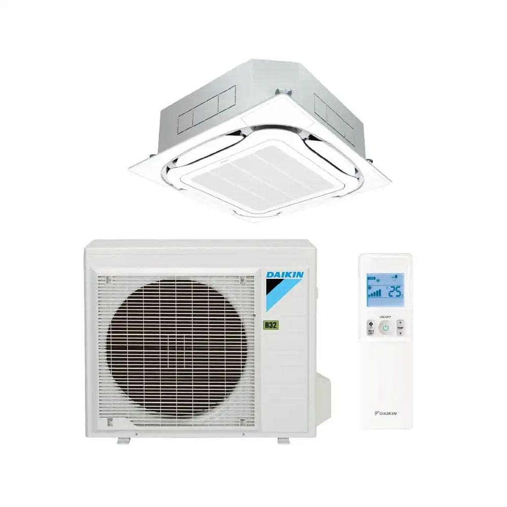 Ar Condicionado Split Cassete 4 Vias Inverter Daikin Sky Air 30.000 Btus Quente e Frio 220V R-32