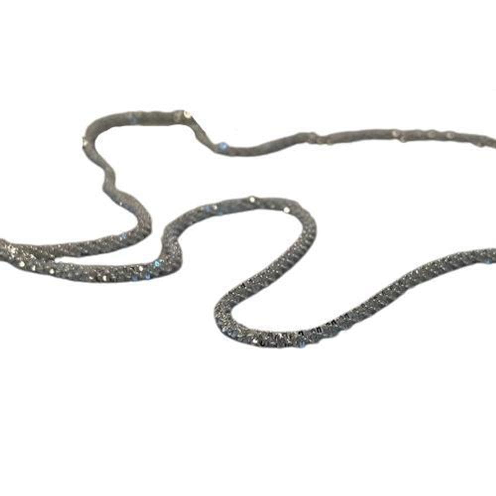 Colar Brilhante Prata 925 Com Caixa Presente Dos Namorados