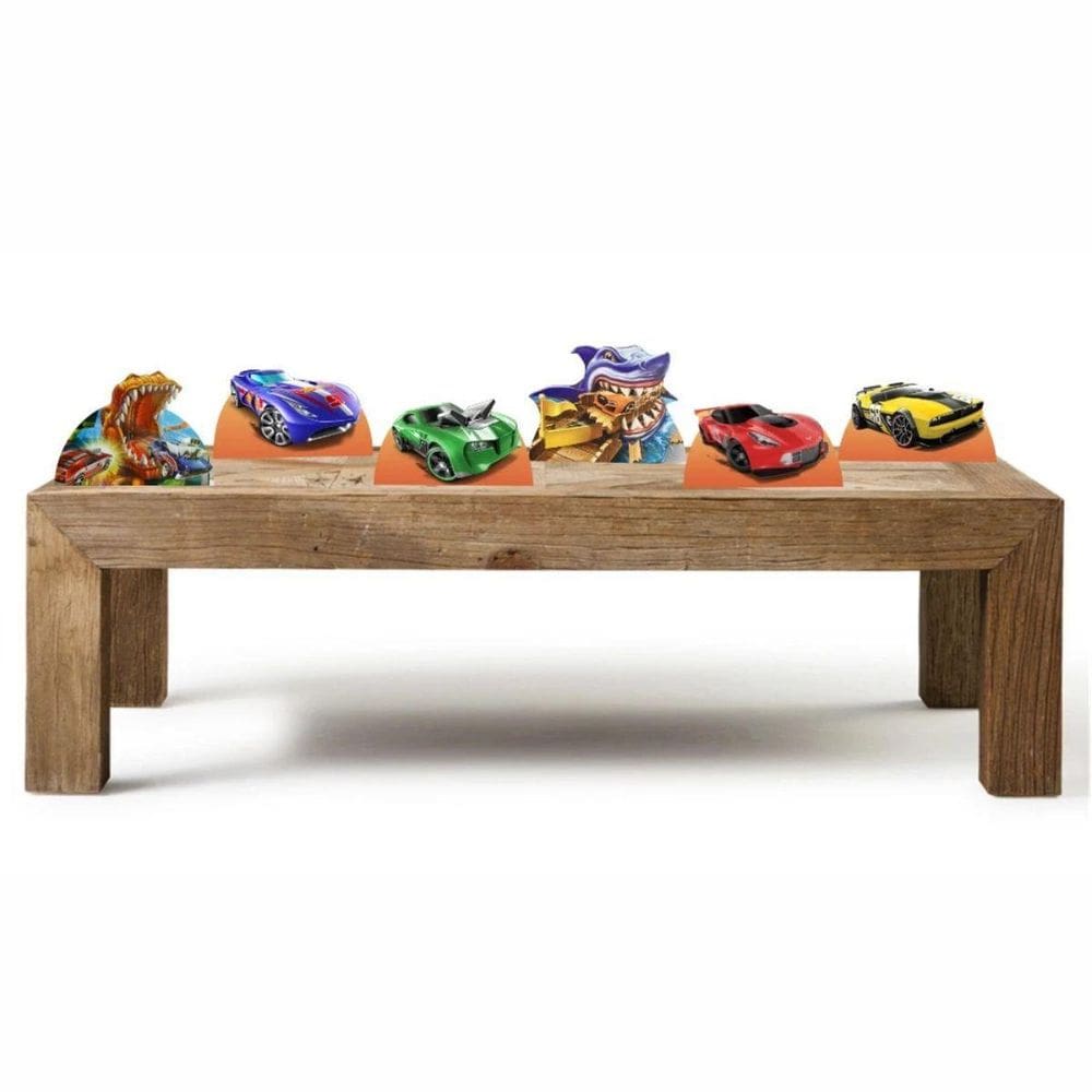 Hotweelwels Carros Pista Tubarão Displays Festa Aniversário