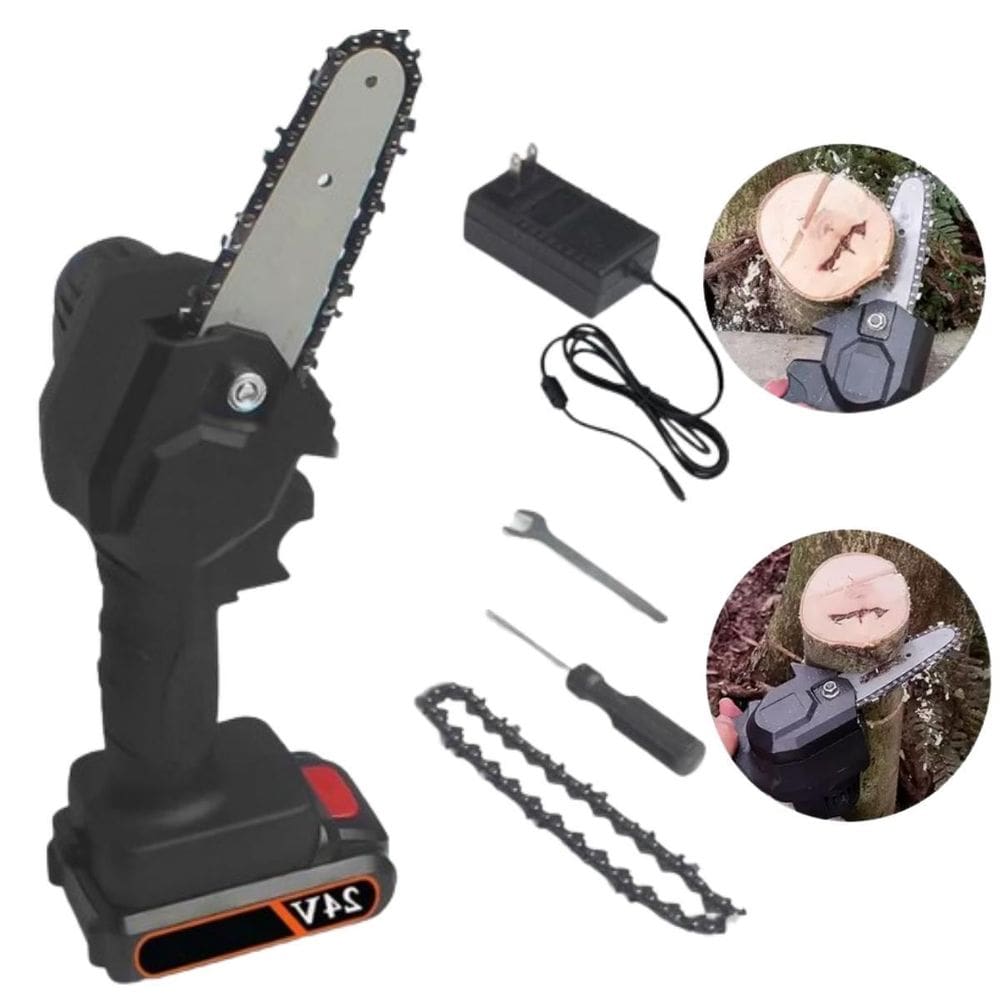 Serra Portátil Para Galhos Com Carregador Bivolt