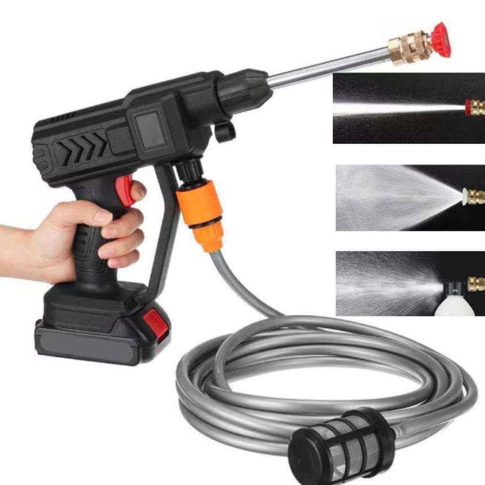 Lavadora Portátil Com Mangueira De Pressão Bivolt Automático