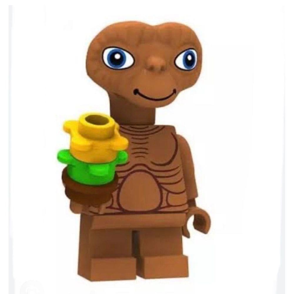 Boneco Blocos De Montar Et O Extraterrestre
