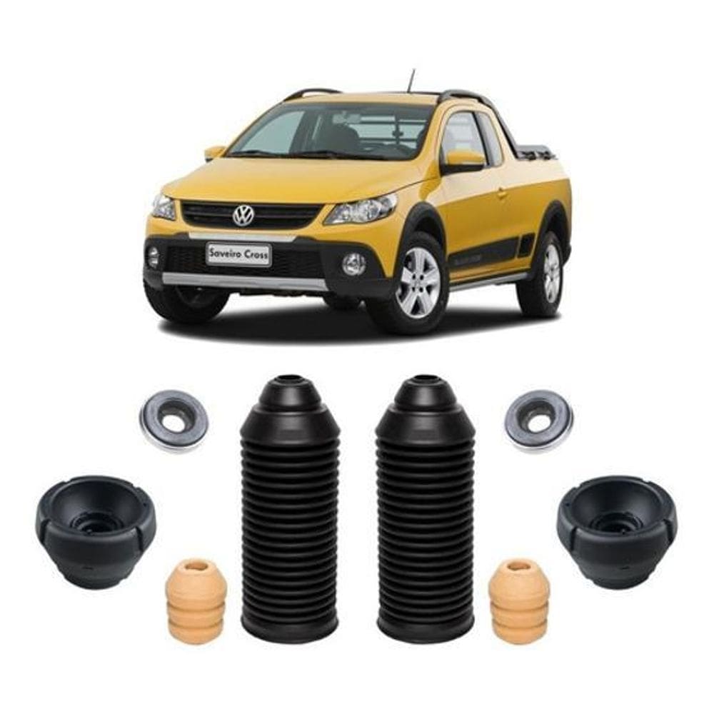 Kit Coxim Amortecedor Dianteiro Saveiro Cross 2018 2019 2020