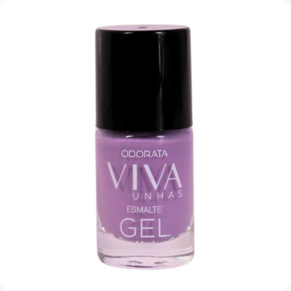 Esmalte Em Gel Lavanda Névoa Lilás Cremoso Não Precisa