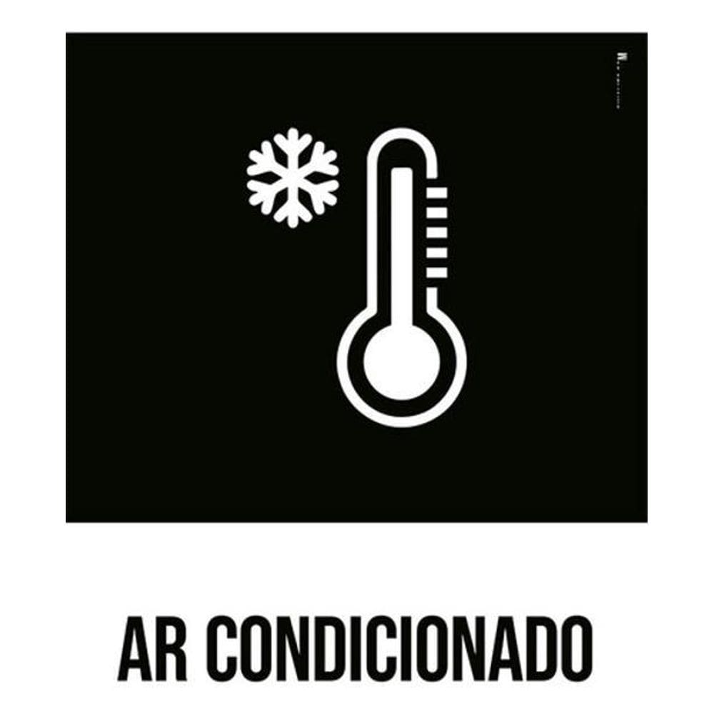 Kit 3 Placas Desenho Ar Condicionado