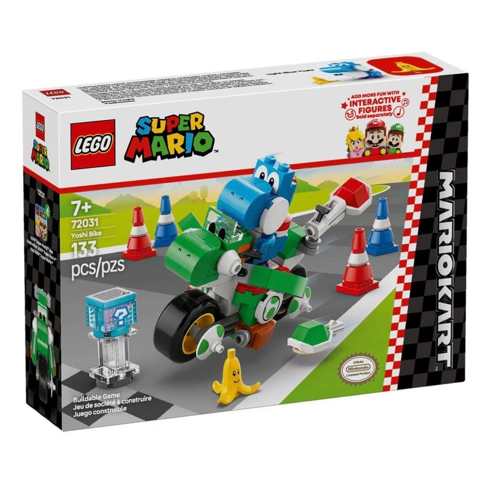 Mario Kart-moto Yoshi-lego