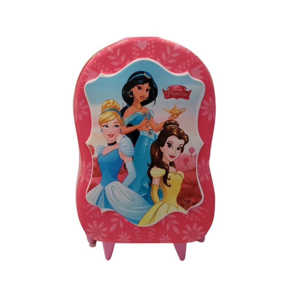 Mochila Com Rodas 3D Princesas - MaxToy