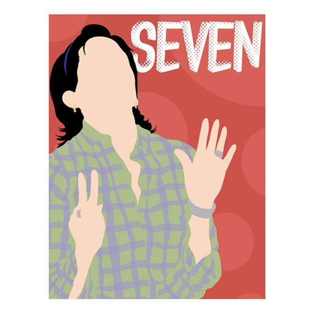 Kit 3 Placas Seven 36X46