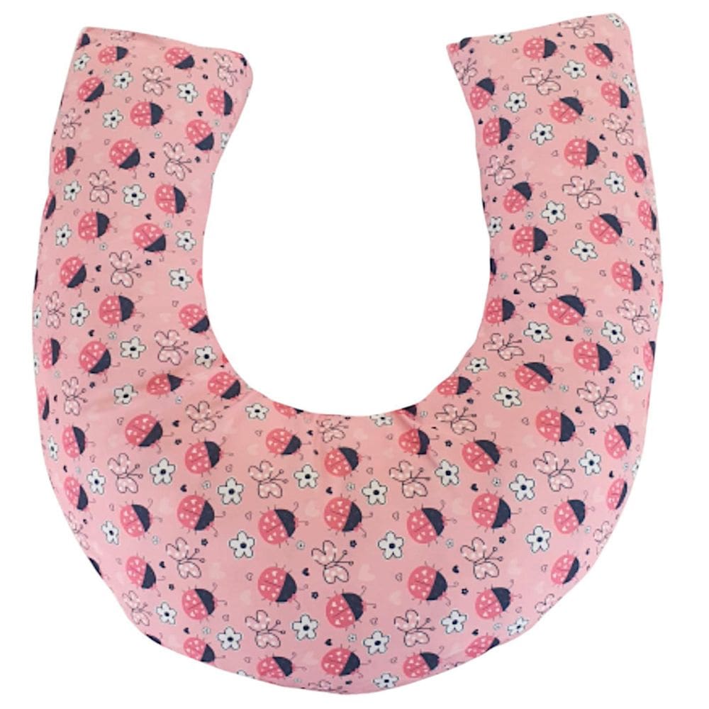 Almofada Amamentação Para Bebê Menina Joaninha