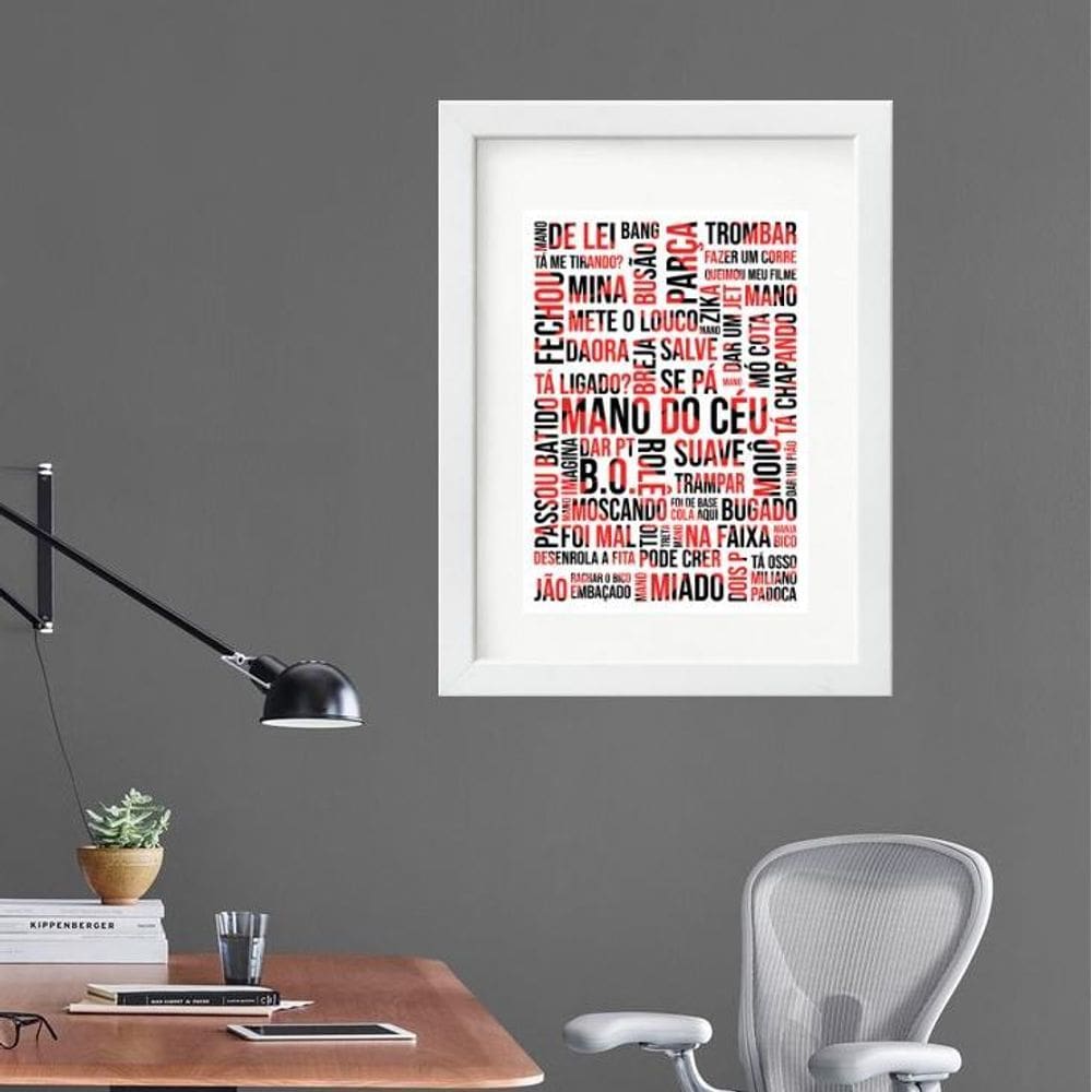 Quadro Gírias - 60X48Cm