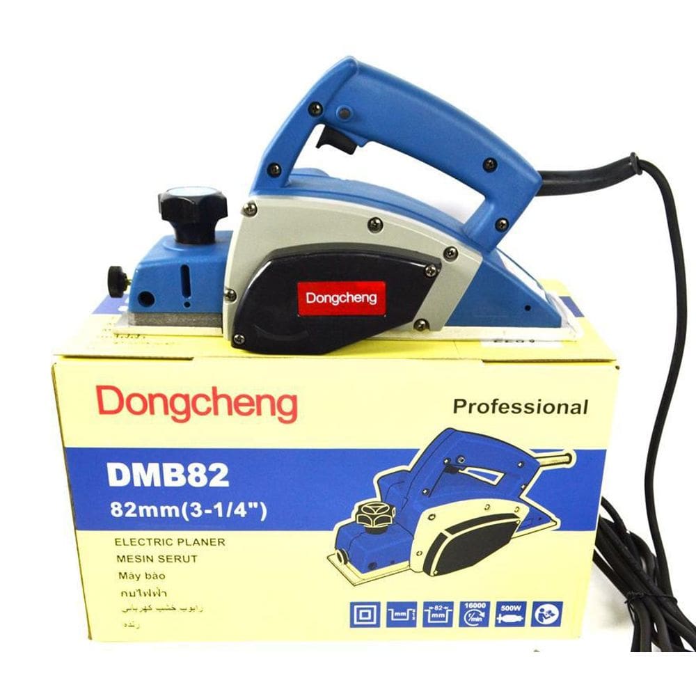 Plaina Elétrica Manual Dongcheng Dmb82 - 220V - 500 Watts