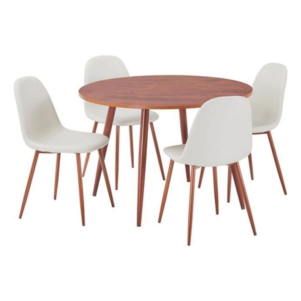 Conjunto De Jardim Mesa De Jantar Com 4 Cadeiras Verona