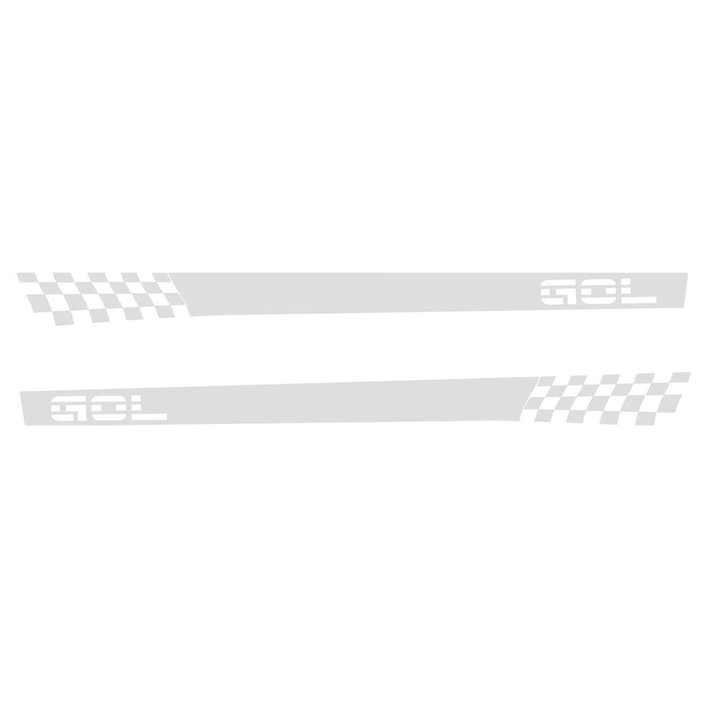 Adesivo Gol G3 G4 Bolinha 2 Portas Wg1 Faixa Lateral Fita