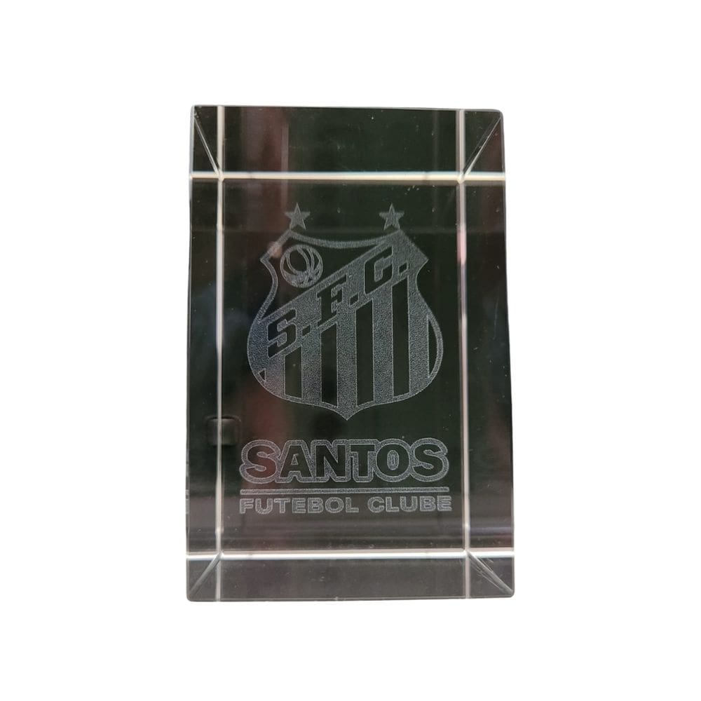 Enfeite De Cristal Santos Futebol Clube - Mileno